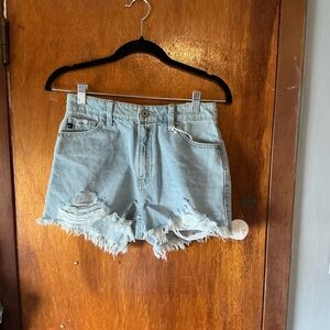 NWT KanCan Distressed Denim Women Shorts